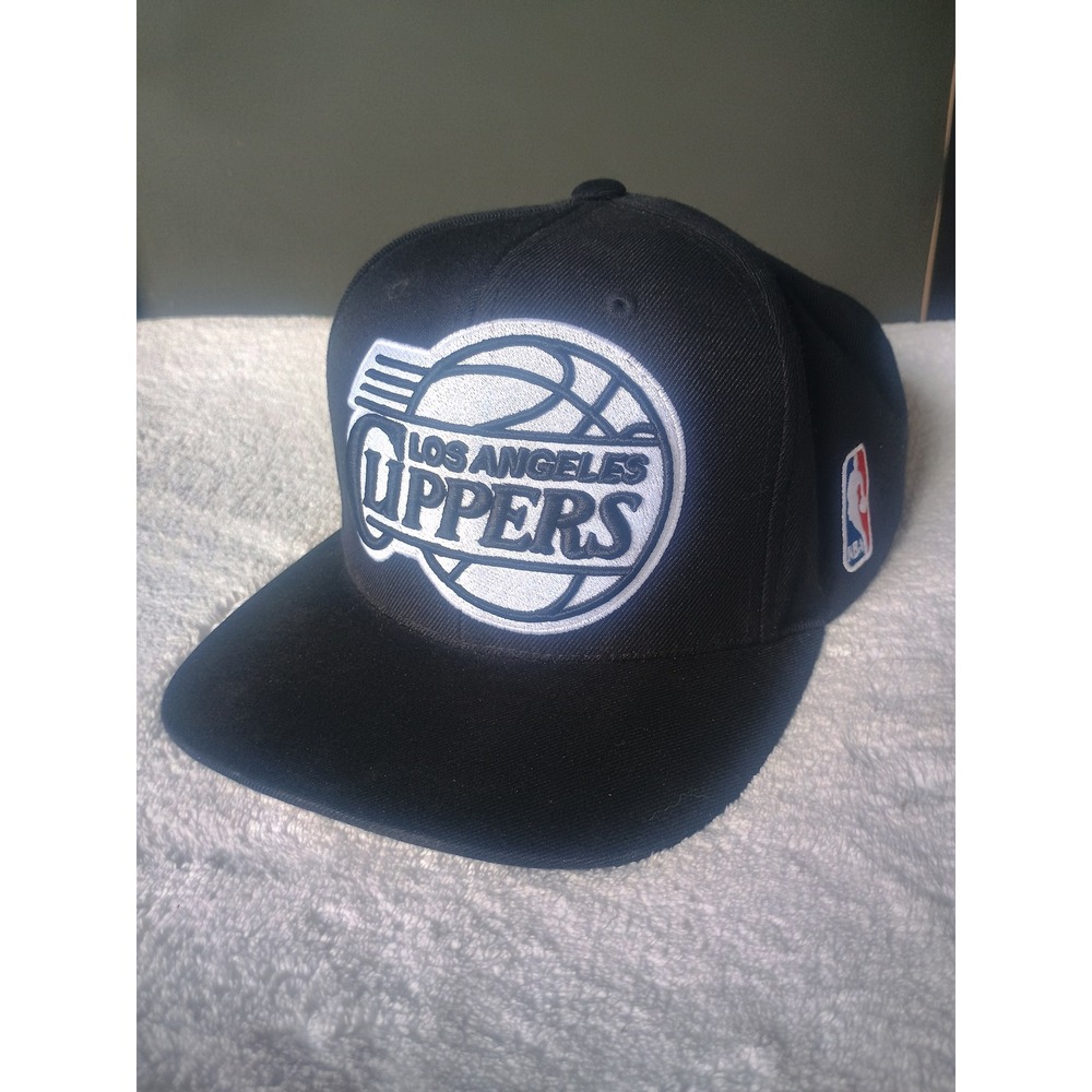Mitchell & Ness Los Angeles Clippers Snapback Hat 2013 NBA Black Vintage Cap